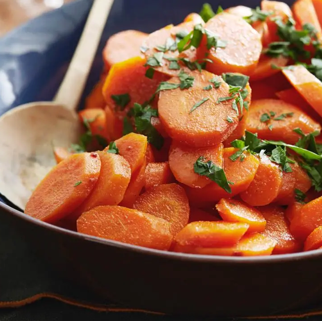 Carrots diced and slices 