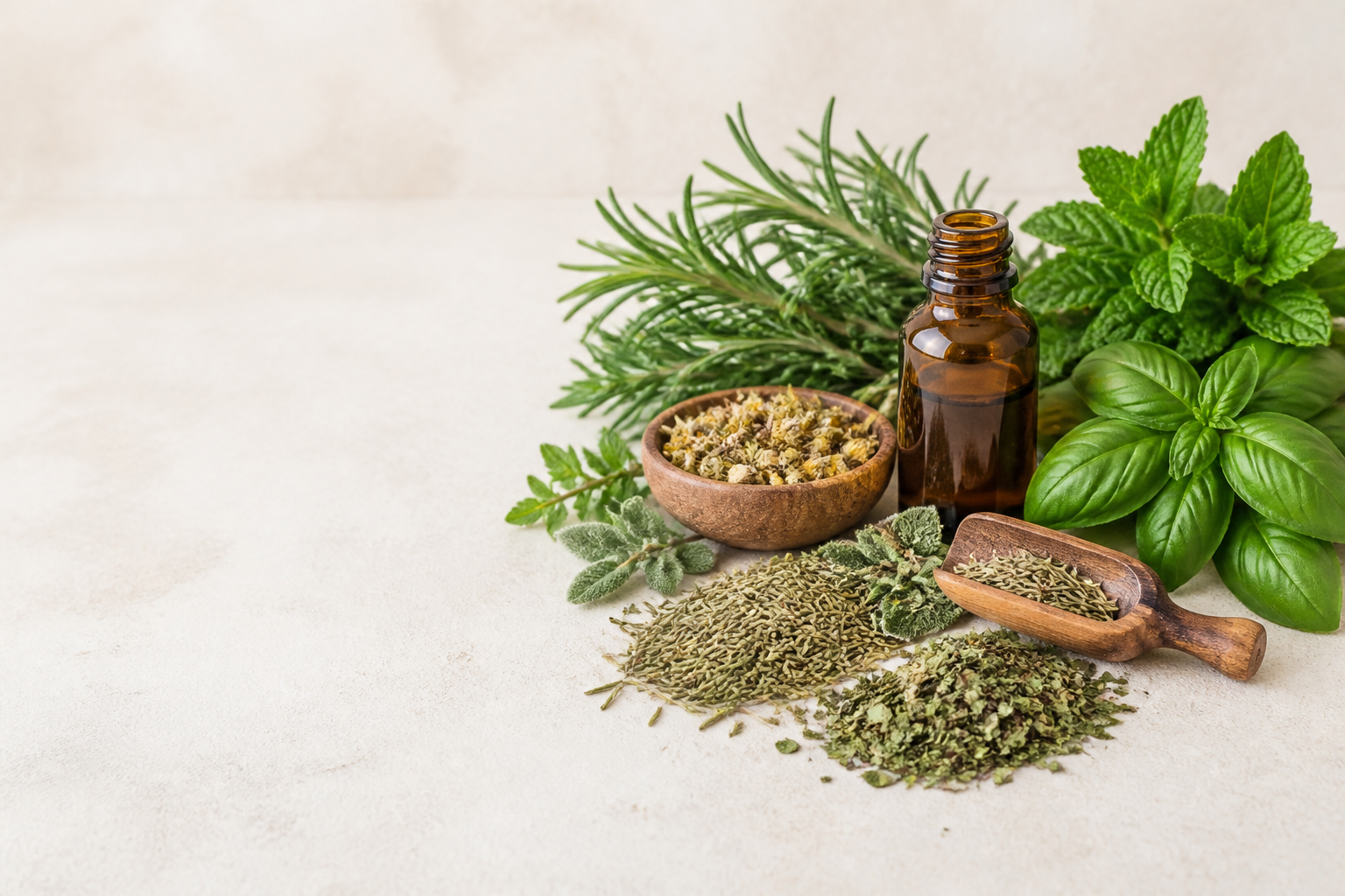 Botanical ingredients and essential oils