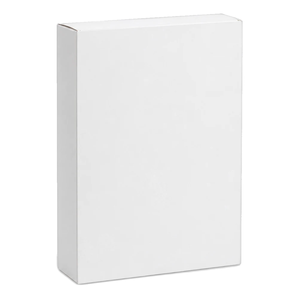 Neutral packaging-format illustration: Retail carton
