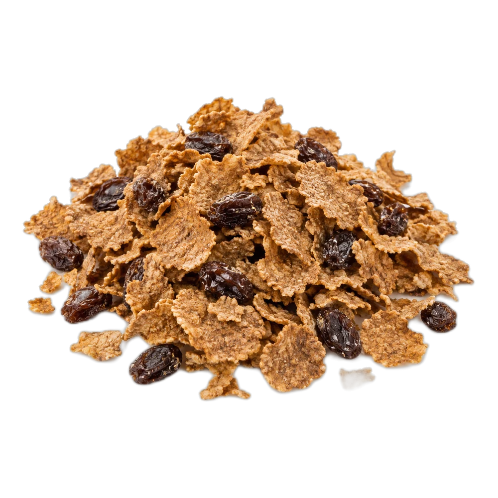 Unbranded product illustration: Raisin bran flakes
