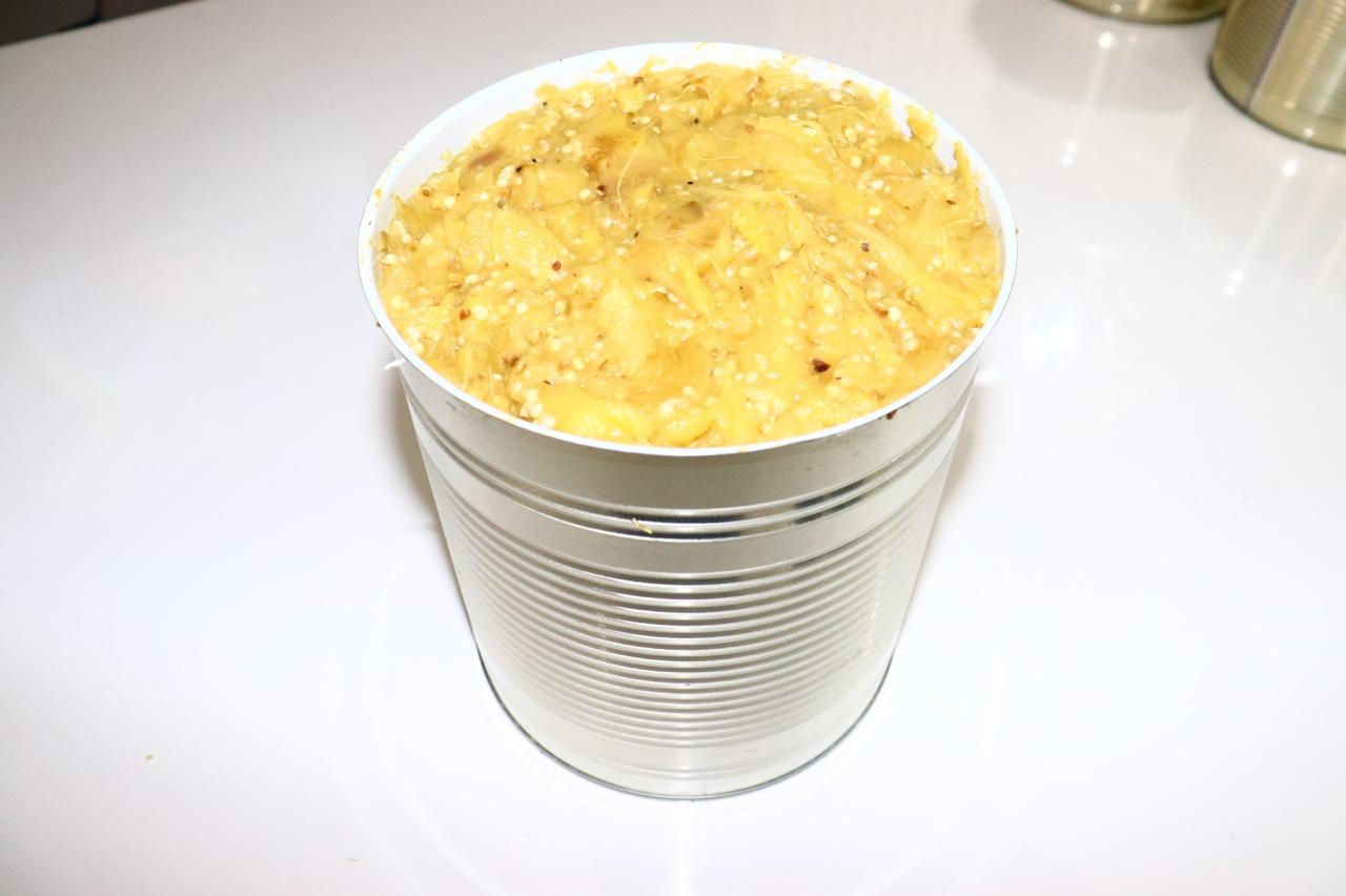 Product sample photograph: Sweet corn in brine