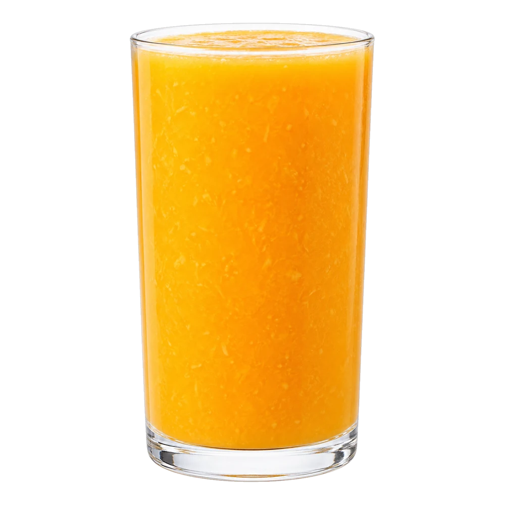 Unbranded product illustration: orange juice from concentrate