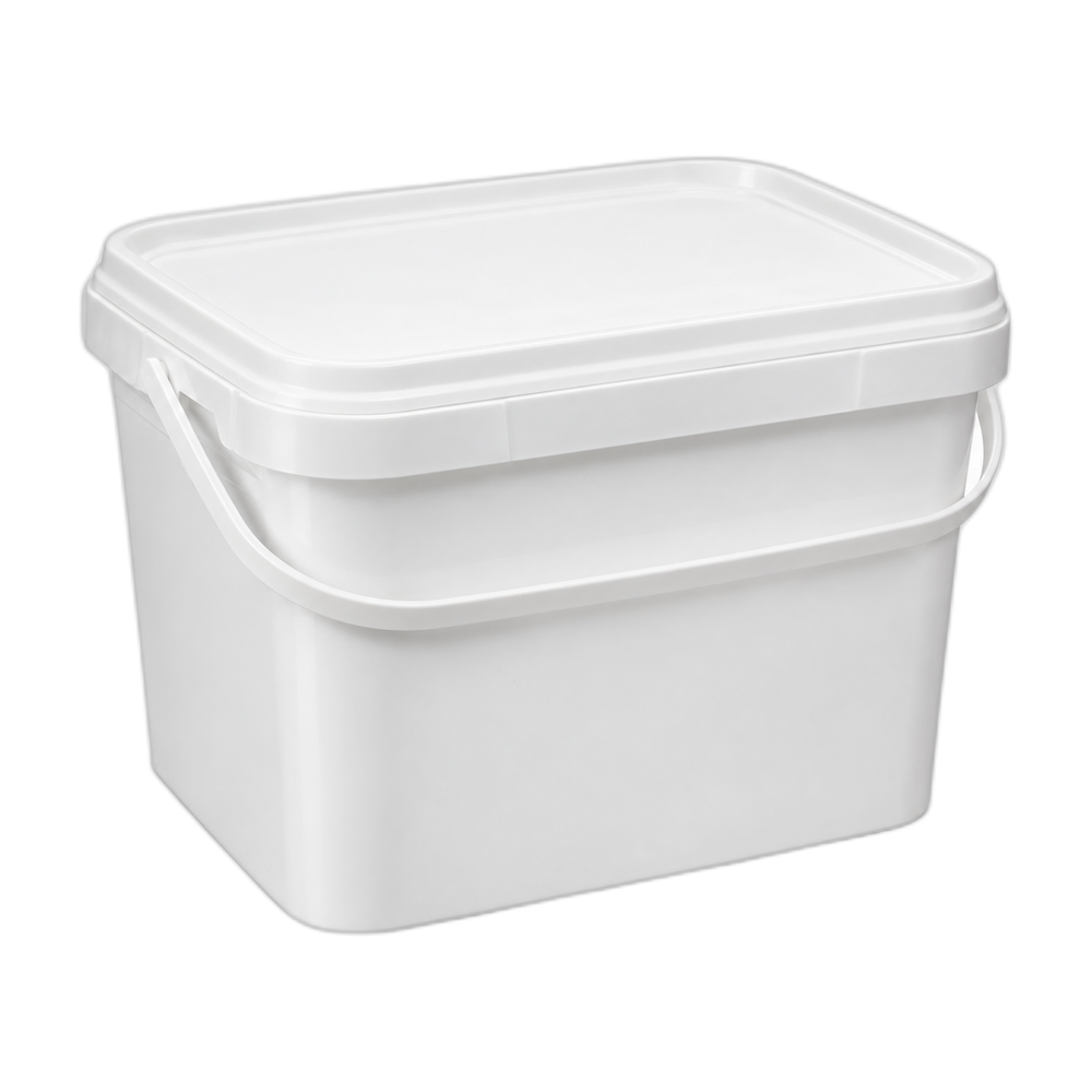 4 L pail, unbranded container