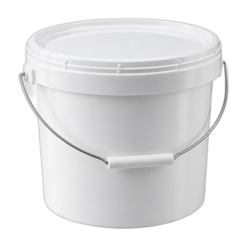 5 L pail, unbranded container
