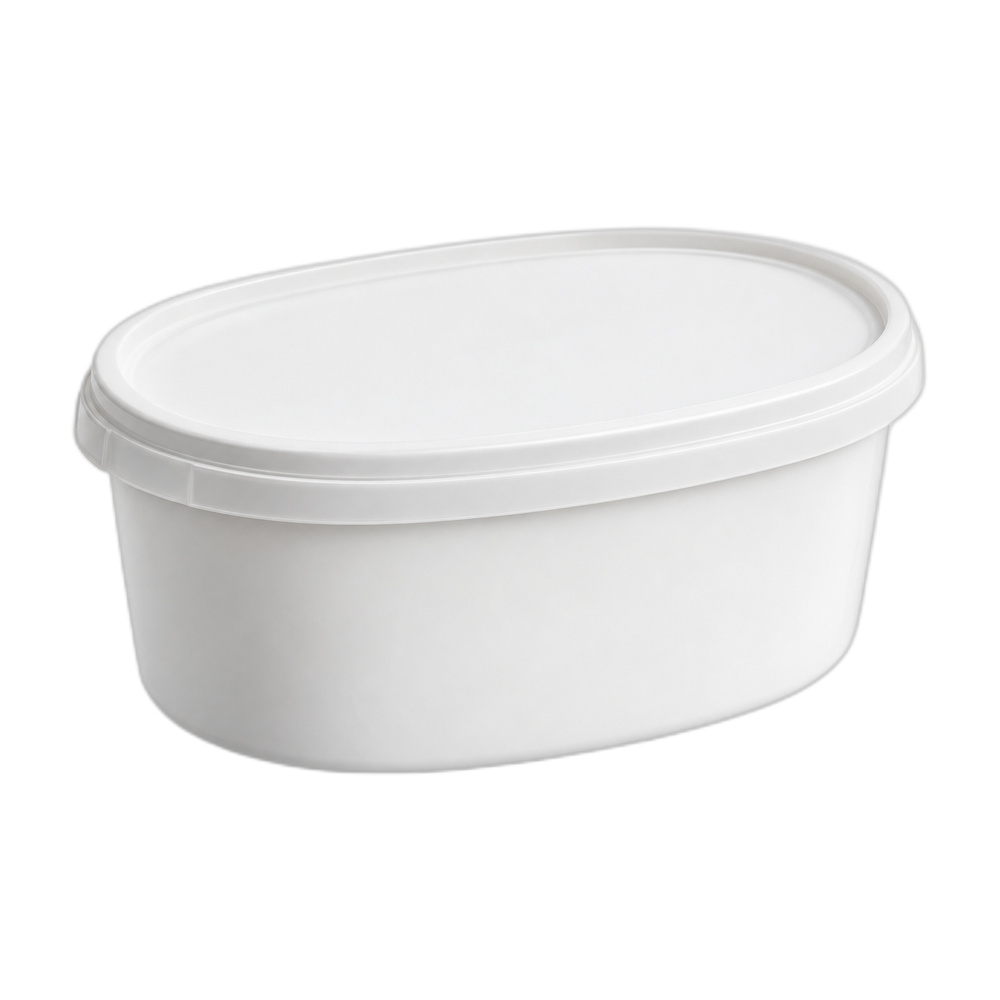 500 ml – 2 L retail tub, unbranded container