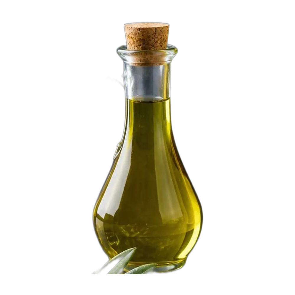 Neutral packaging-format illustration: Glass bottle & cruet