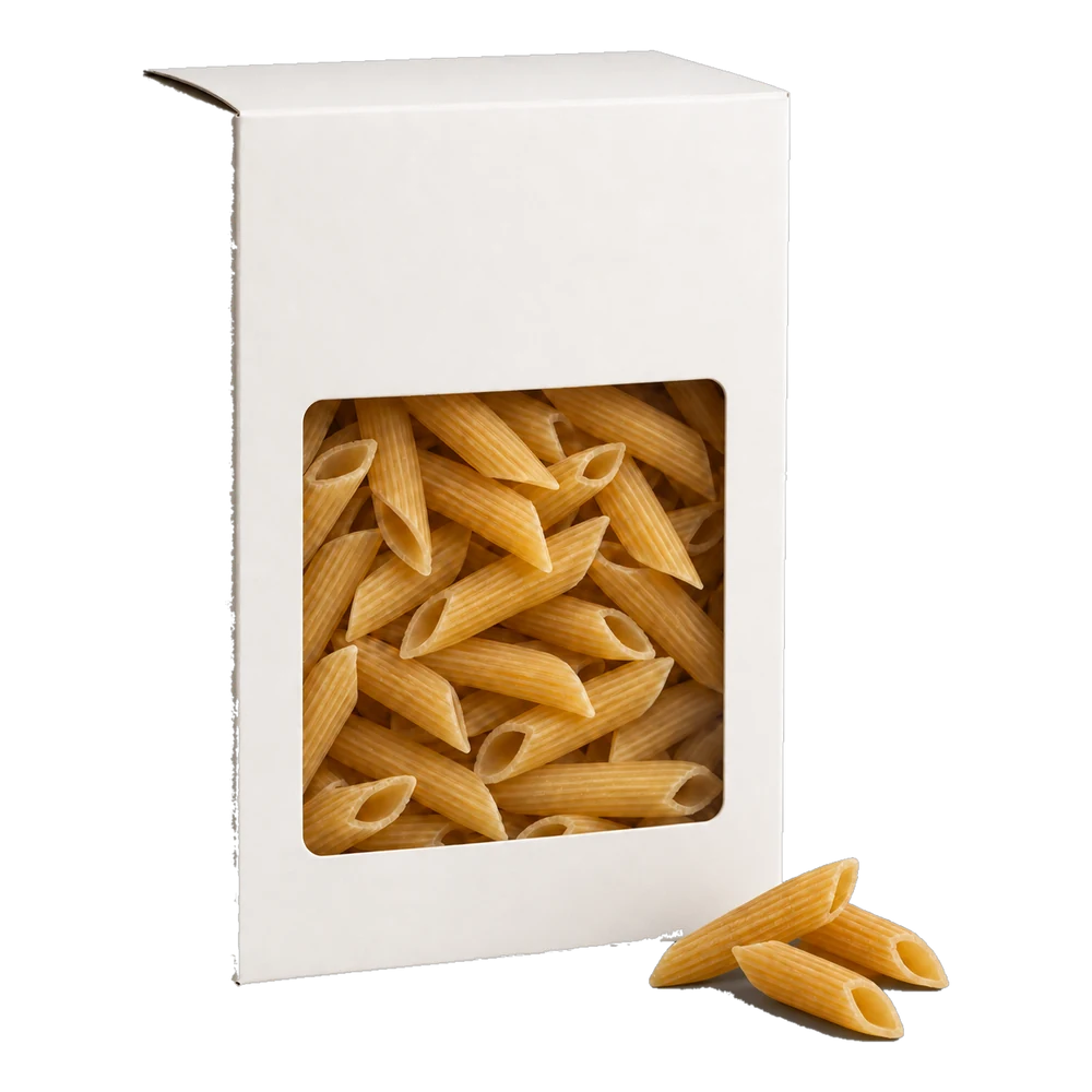 Neutral packaging-format illustration: Étui carton