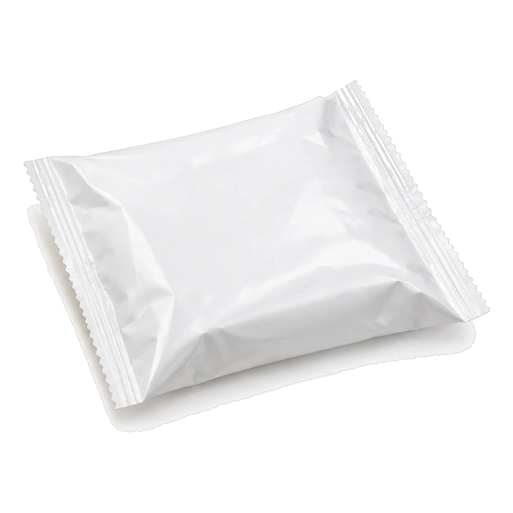 Neutral packaging-format illustration: Sachet souple