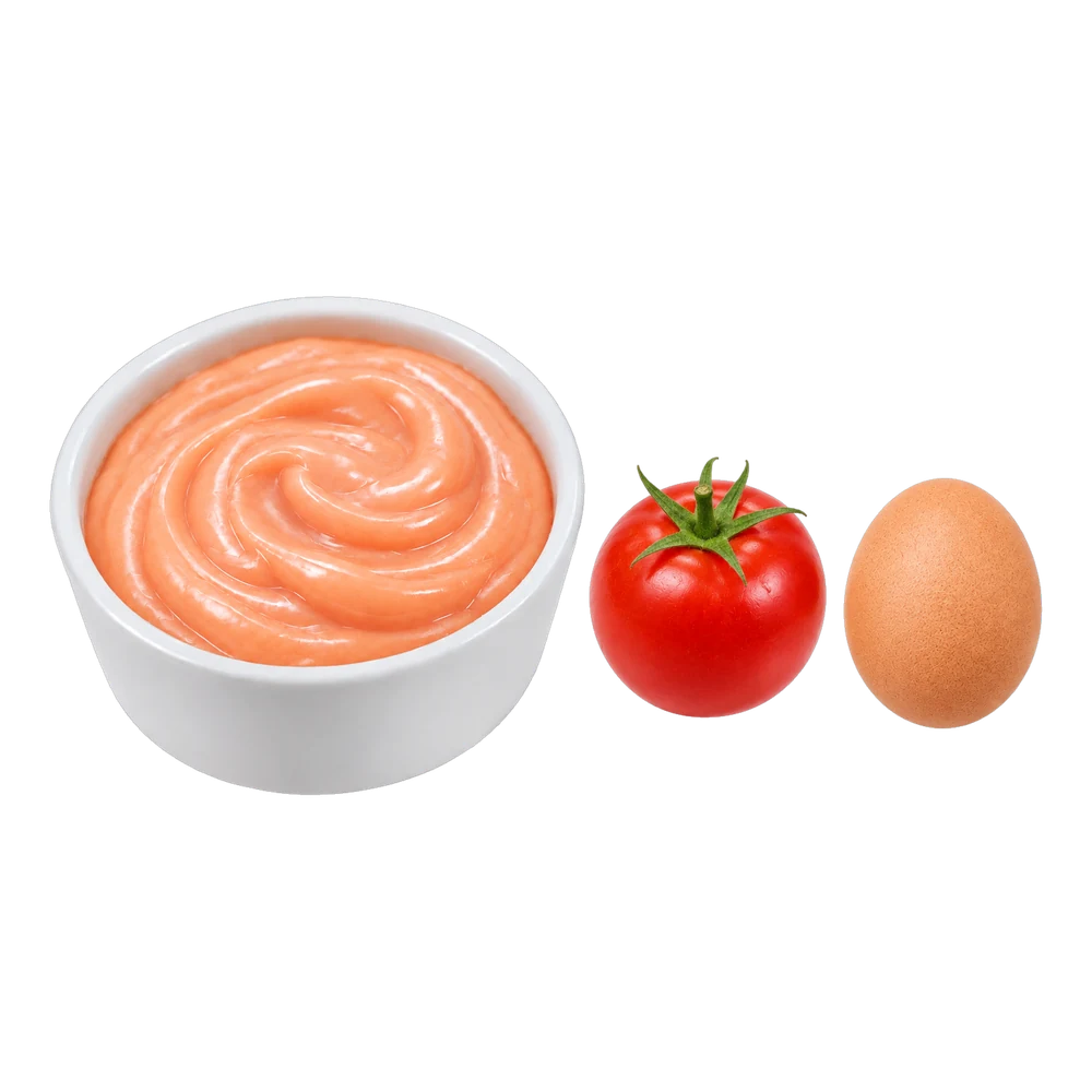 Unbranded product illustration: Ketchup mayo