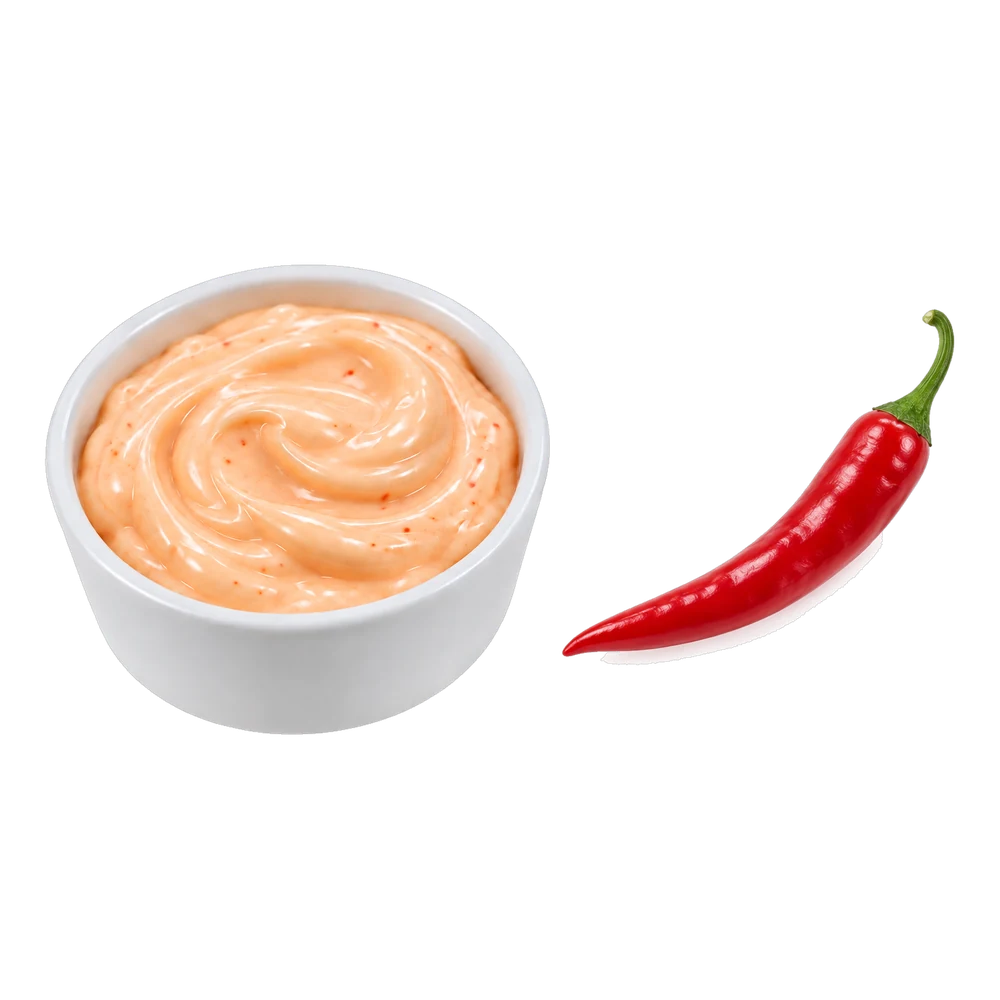 Unbranded product illustration: Spicy mayonnaise