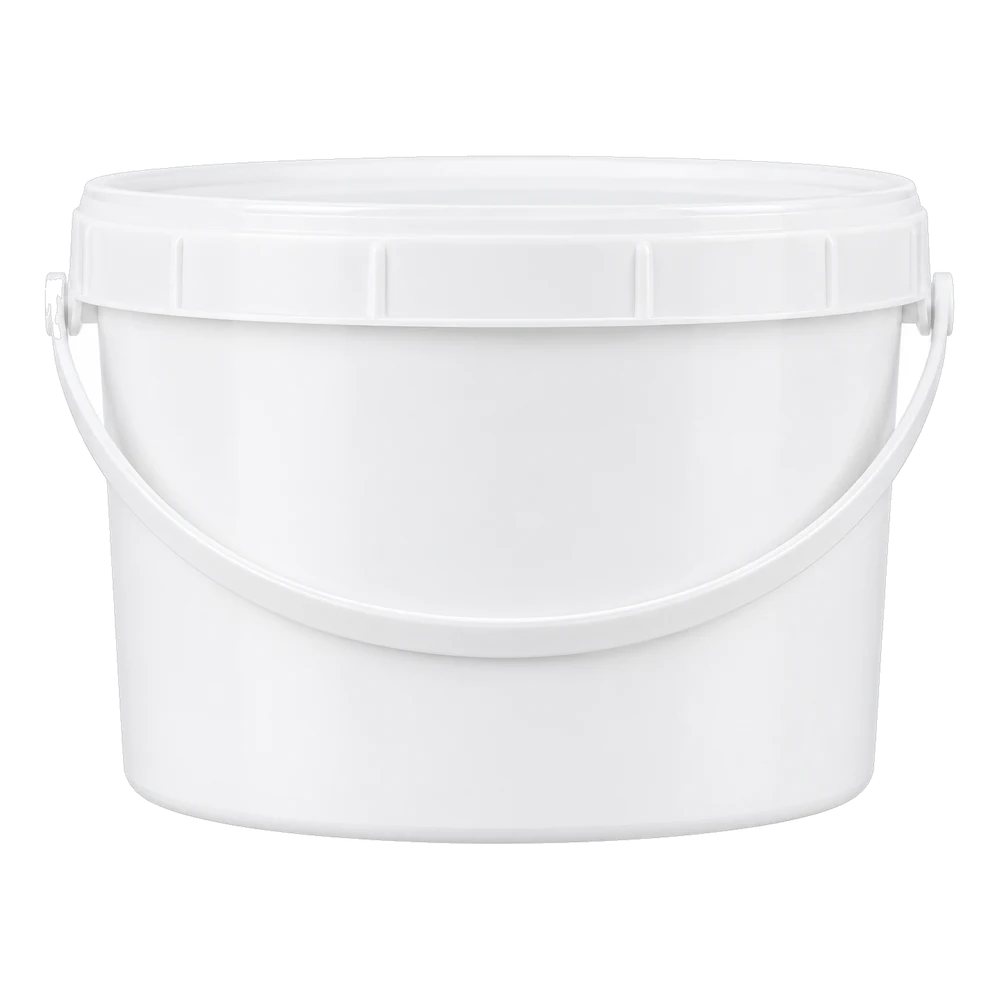 Neutral packaging-format illustration: Pail, 9 kg and 10 kg