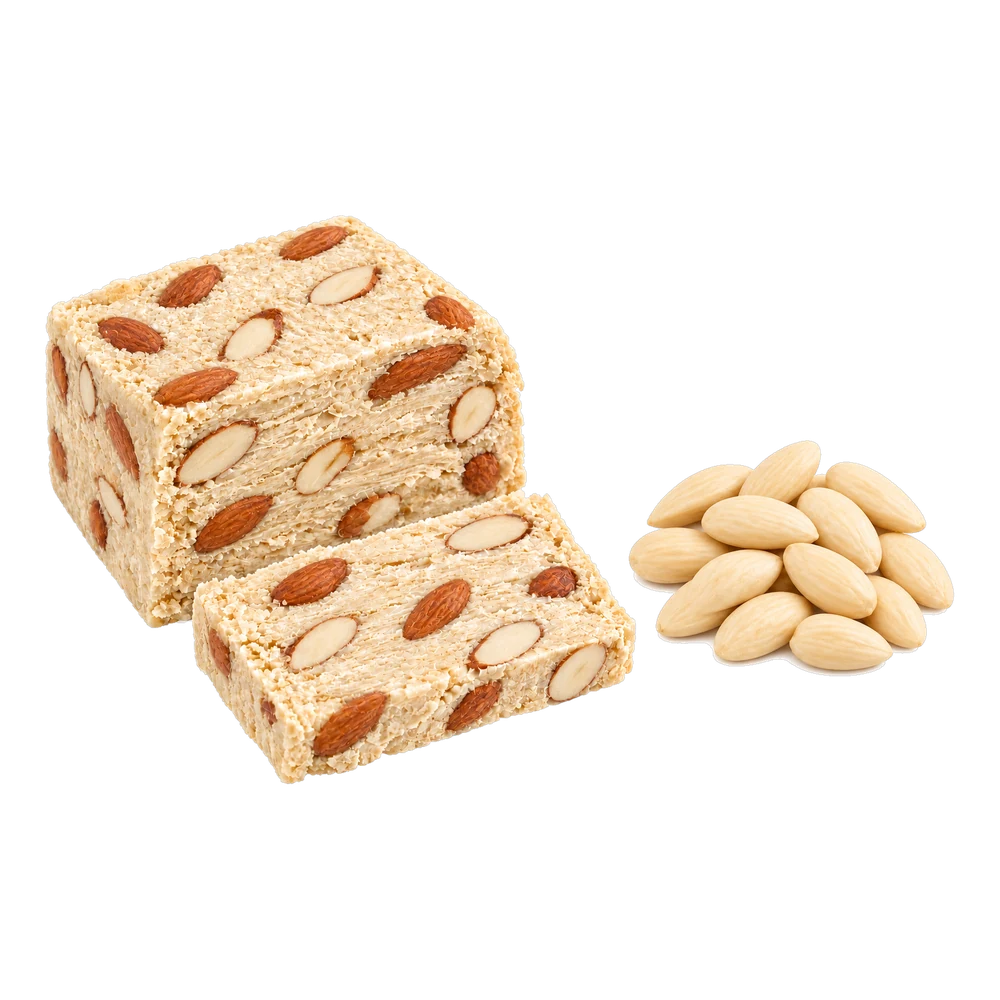 Unbranded product illustration: Halva with almond