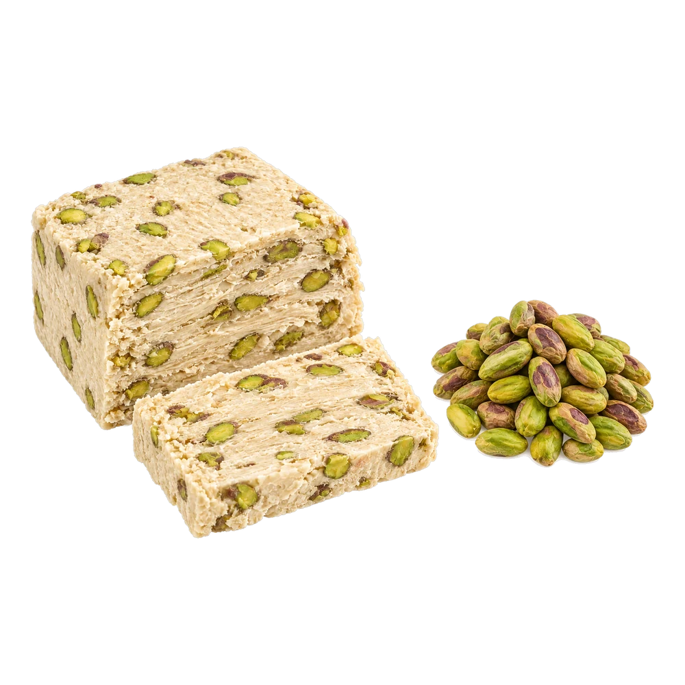 Unbranded product illustration: Halva with pistachio