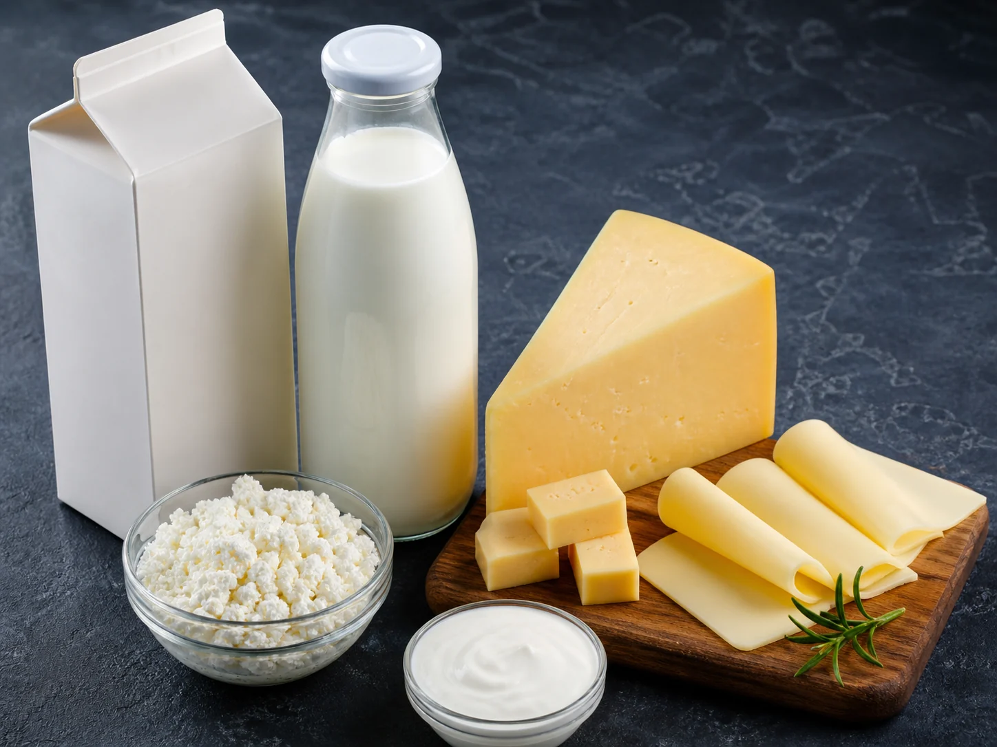 Produits laitiers et fromages pour le sourcing alimentaire international