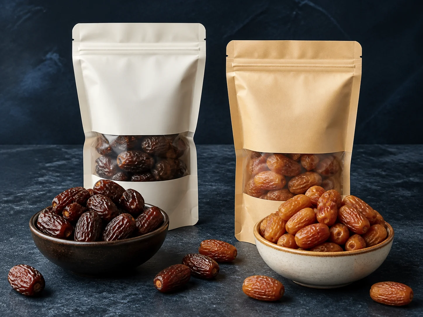 Dattes pour le sourcing alimentaire international