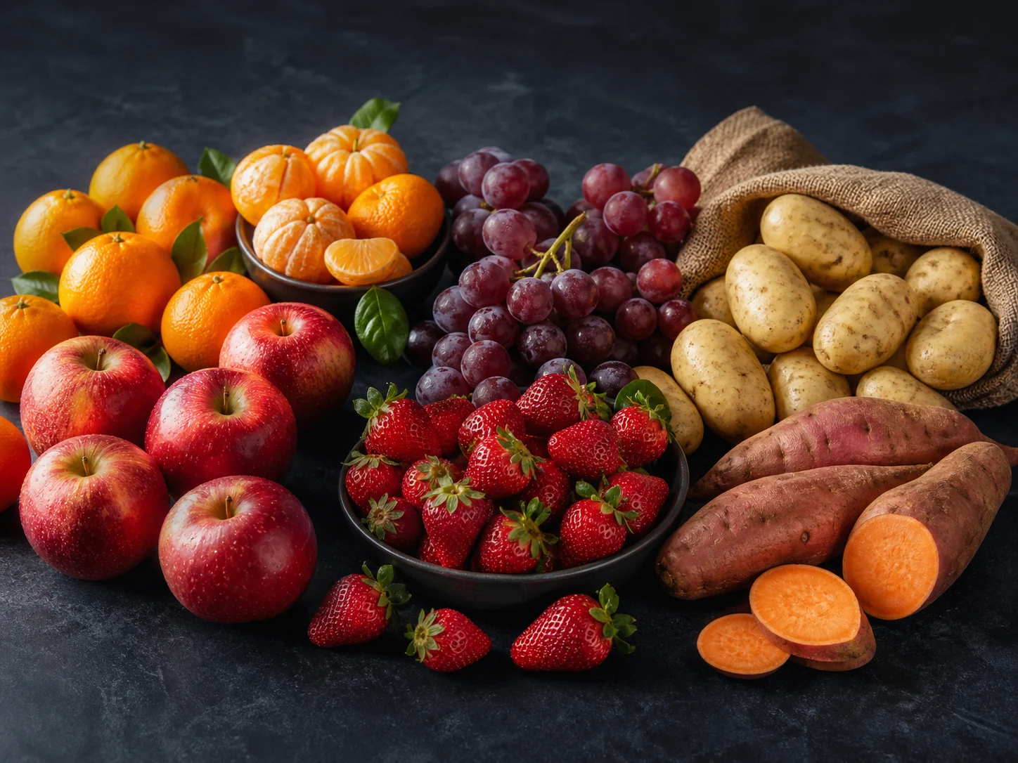 Fruits et légumes frais pour le sourcing alimentaire international