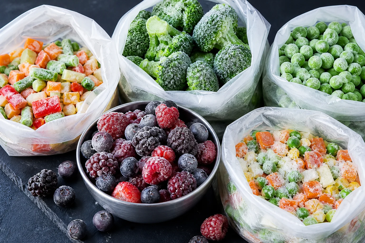 Produits surgelés pour le sourcing alimentaire international