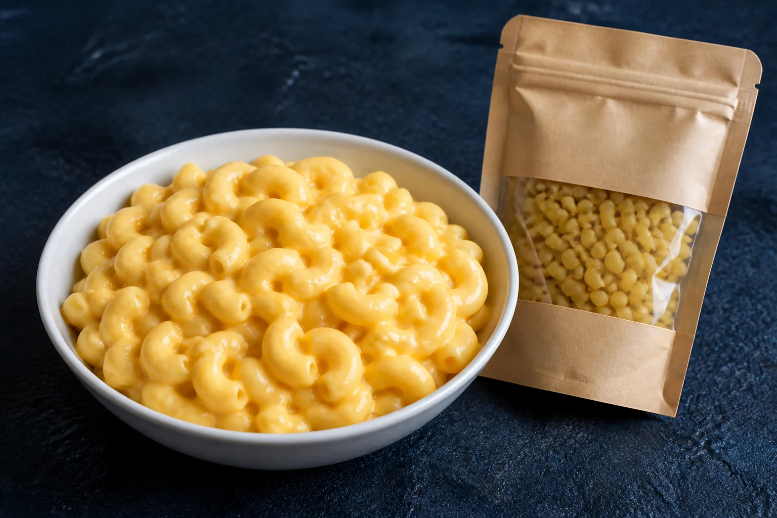 Mac and cheese pour le sourcing alimentaire international
