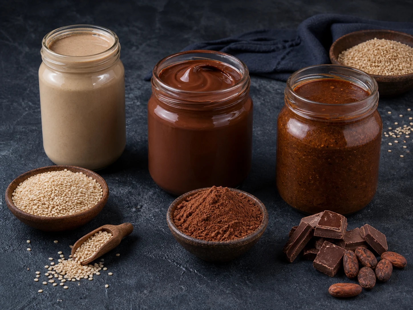 Tahini, chocolat et pâtes à tartiner pour le sourcing alimentaire international